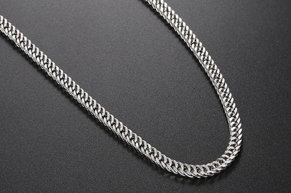 Korean Round Pendent Titanium Steel Bracelet Necklace Wholesale