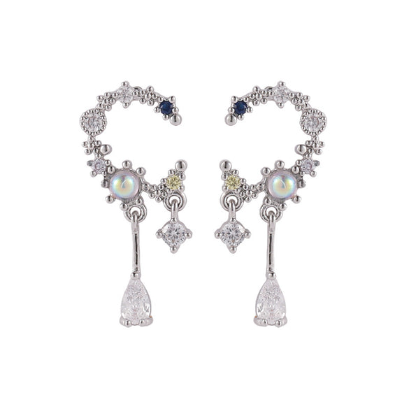 925 Silver Needle Fashion Exquisite Earrings