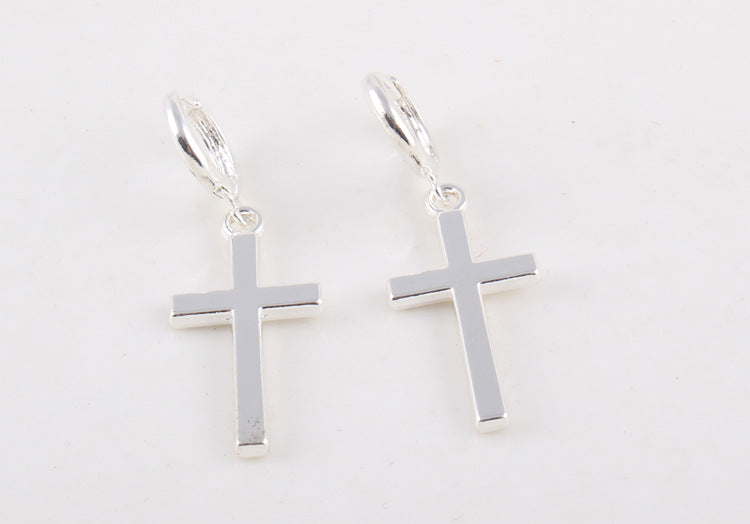 Fashion Glossy Cross Earrings Wholesale