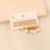 3 Pairs Simple Style Commute Star Plating 304 Stainless Steel 18K Gold Plated Drop Earrings