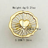 304 Stainless Steel 14K Gold Plated Casual Roman Style Commute Plating Hollow Out Inlay Heart Shape Twist Natural Stone Open Rings