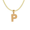 Wholesale Jewelry Basic Modern Style Classic Style Letter 304 Stainless Steel 18K Gold Plated Pendant Necklace