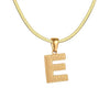 Wholesale Jewelry Basic Modern Style Classic Style Letter 304 Stainless Steel 18K Gold Plated Pendant Necklace