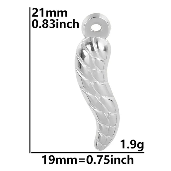 304 Stainless Steel 18K Gold Plated Basic Modern Style Classic Style Plating Chili Pendant Necklace