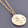 304 Stainless Steel 18K Gold Plated Basic Modern Style Classic Style Plating Rose Pendant Necklace