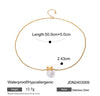 304 Stainless Steel 18K Gold Plated Basic Simple Style Classic Style Geometric Pendant Necklace