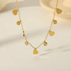 304 Stainless Steel 18K Gold Plated Casual Vintage Style Inlay Star Eye Butterfly Zircon Pendant Necklace