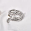 304 Stainless Steel 18K Gold Plated Glam Plating Snake Rings