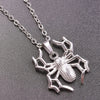 304 Stainless Steel 18K Gold Plated IG Style Cool Style Plating Geometric Spider Pendant Necklace