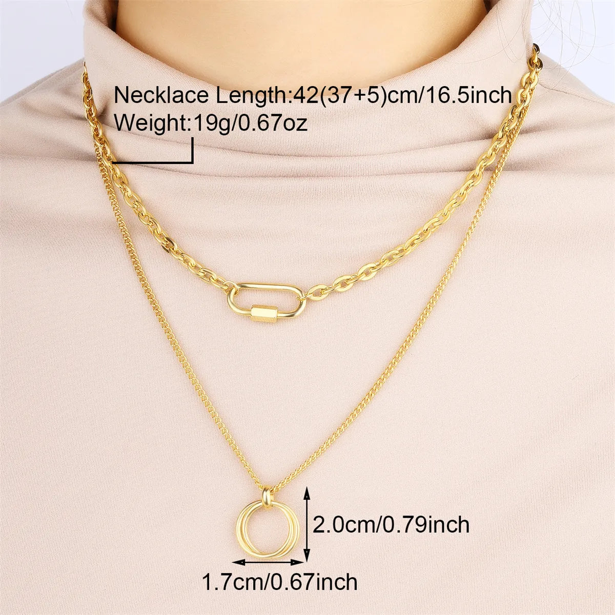 Wholesale Jewelry Modern Style Classic Style Sun Heart Shape 304 Stainless Steel Artificial Pearls 18K Gold Plated Inlay Pendant Necklace