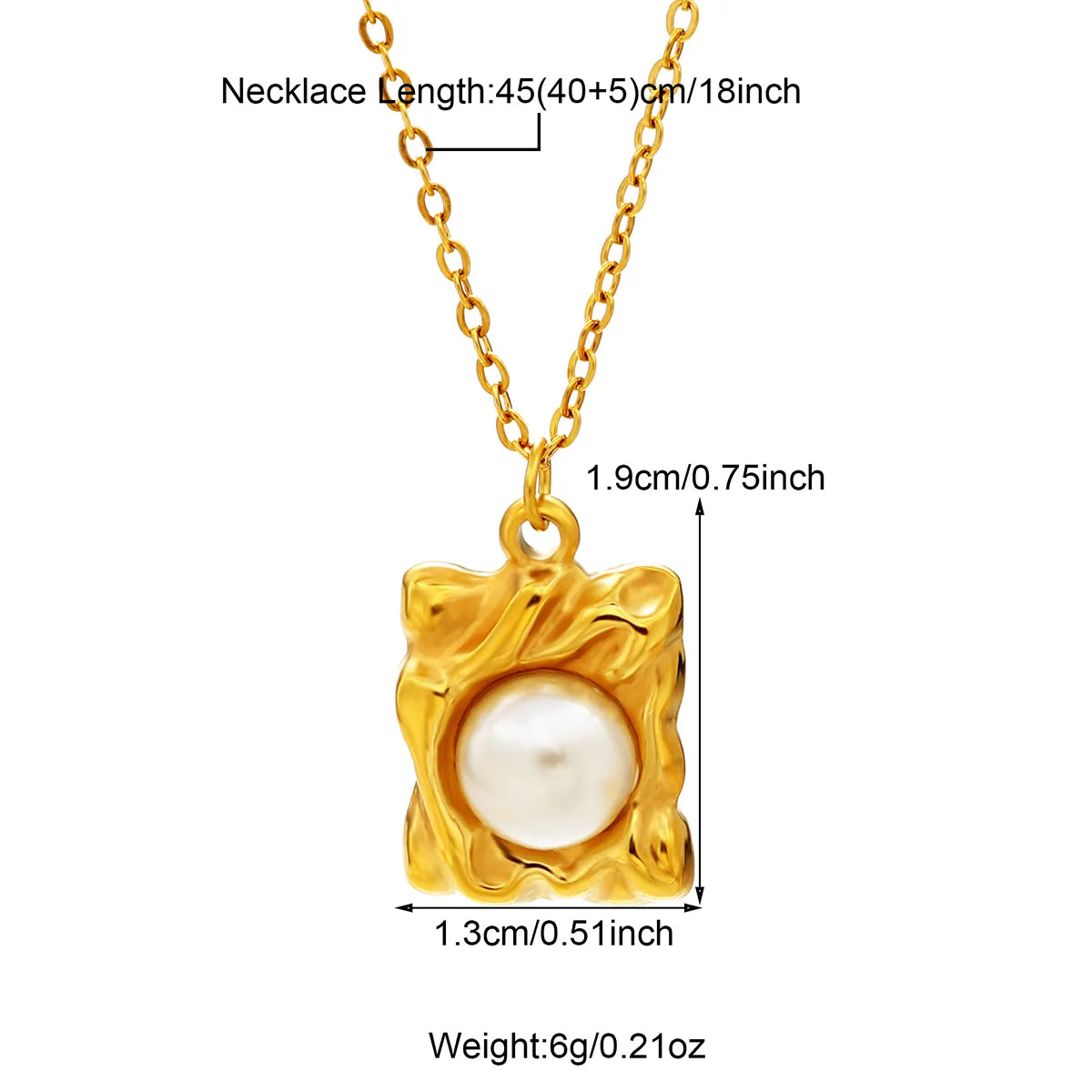 304 Stainless Steel 18K Gold Plated Plating Inlay Sun Flower Bow Knot Artificial Pearls Zircon Pendant Necklace