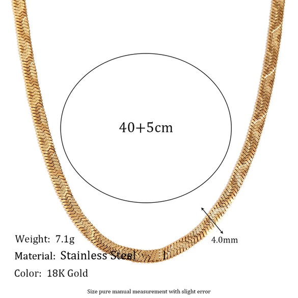 Wholesale Jewelry Simple Style Classic Style Solid Color 304 Stainless Steel 18K Gold Plated Plating Bracelets Necklace