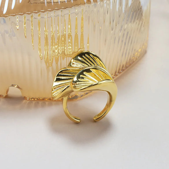 Wholesale Jewelry Simple Style Classic Style Solid Color 304 Stainless Steel 18K Gold Plated Plating Rings