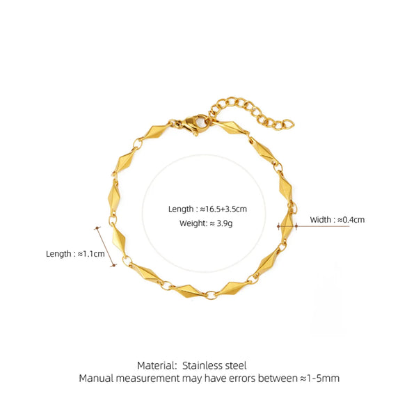 Wholesale Jewelry Simple Style Commute Solid Color 304 Stainless Steel None 18K Gold Plated Bracelets Necklace