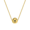 304 Stainless Steel 18K Gold Plated Simple Style Constellation Pendant Necklace