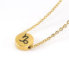 304 Stainless Steel 18K Gold Plated Simple Style Constellation Pendant Necklace