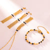 Wholesale Jewelry Retro Simple Style Round 304 Stainless Steel Agate 18K Gold Plated Beaded Plating Bracelets Earrings Necklace