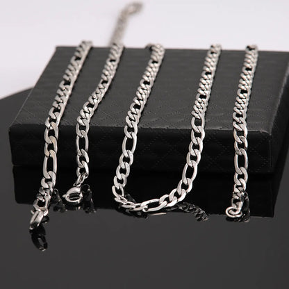 Wholesale Jewelry Basic Modern Style Commute Geometric Solid Color 304 Stainless Steel Polishing Bracelets Necklace