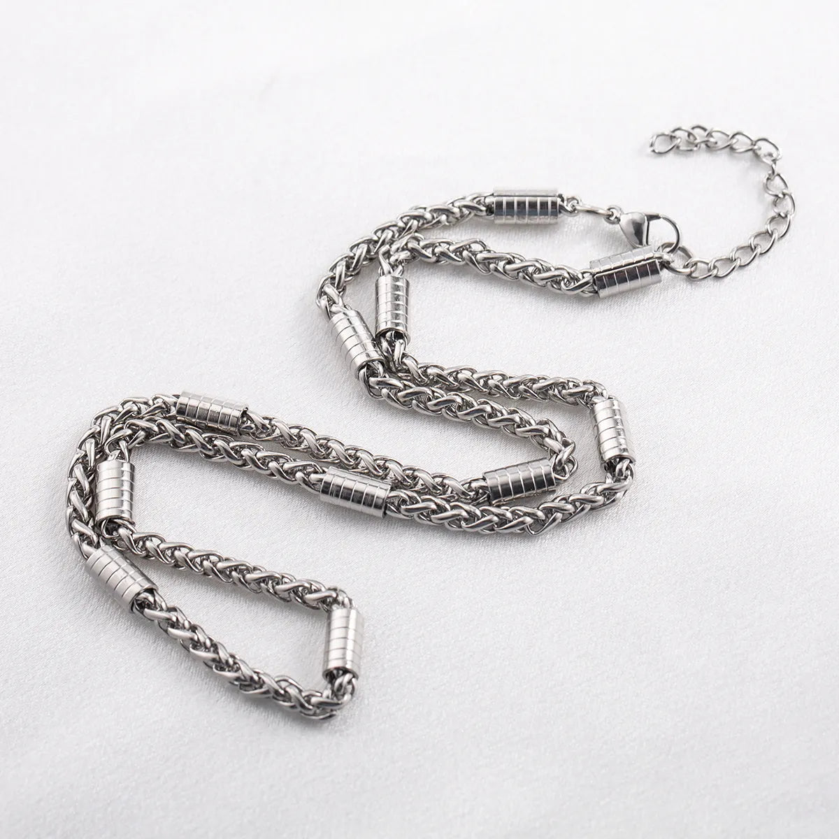 304 Stainless Steel Casual Rock Cool Style Polishing Solid Color Necklace