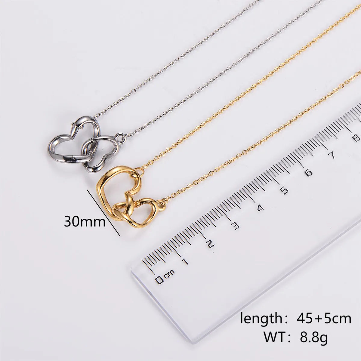 304 Stainless Steel Casual Simple Style Bow Knot Pendant Necklace