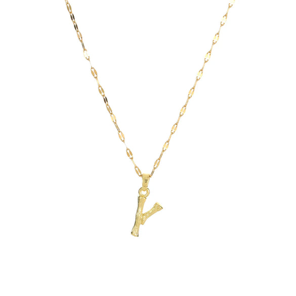 304 Stainless Steel Copper 18K Gold Plated Letter