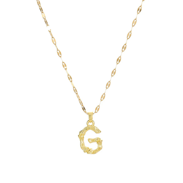 304 Stainless Steel Copper 18K Gold Plated Letter