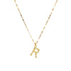 304 Stainless Steel Copper 18K Gold Plated Letter
