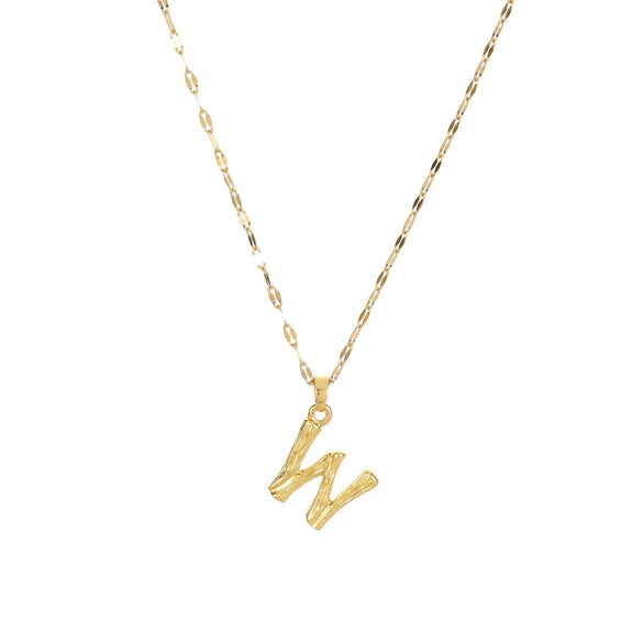304 Stainless Steel Copper 18K Gold Plated Letter
