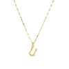 304 Stainless Steel Copper 18K Gold Plated Letter