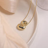 304 Stainless Steel Copper Casual Simple Style Letter Necklace