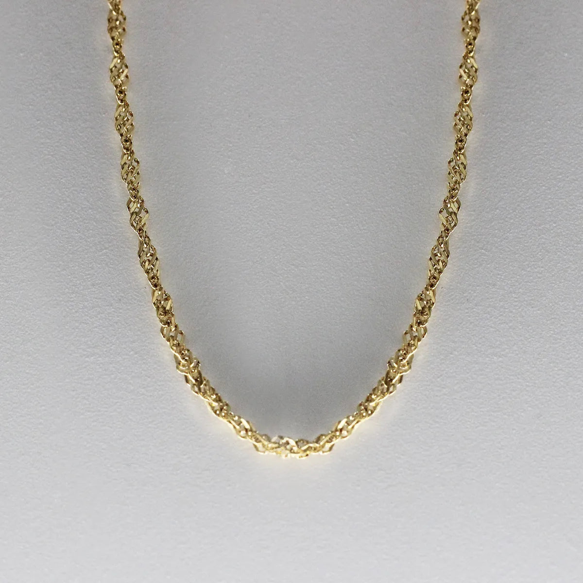 304 Stainless Steel Gold Plated Basic Modern Style Classic Style Solid Color Necklace