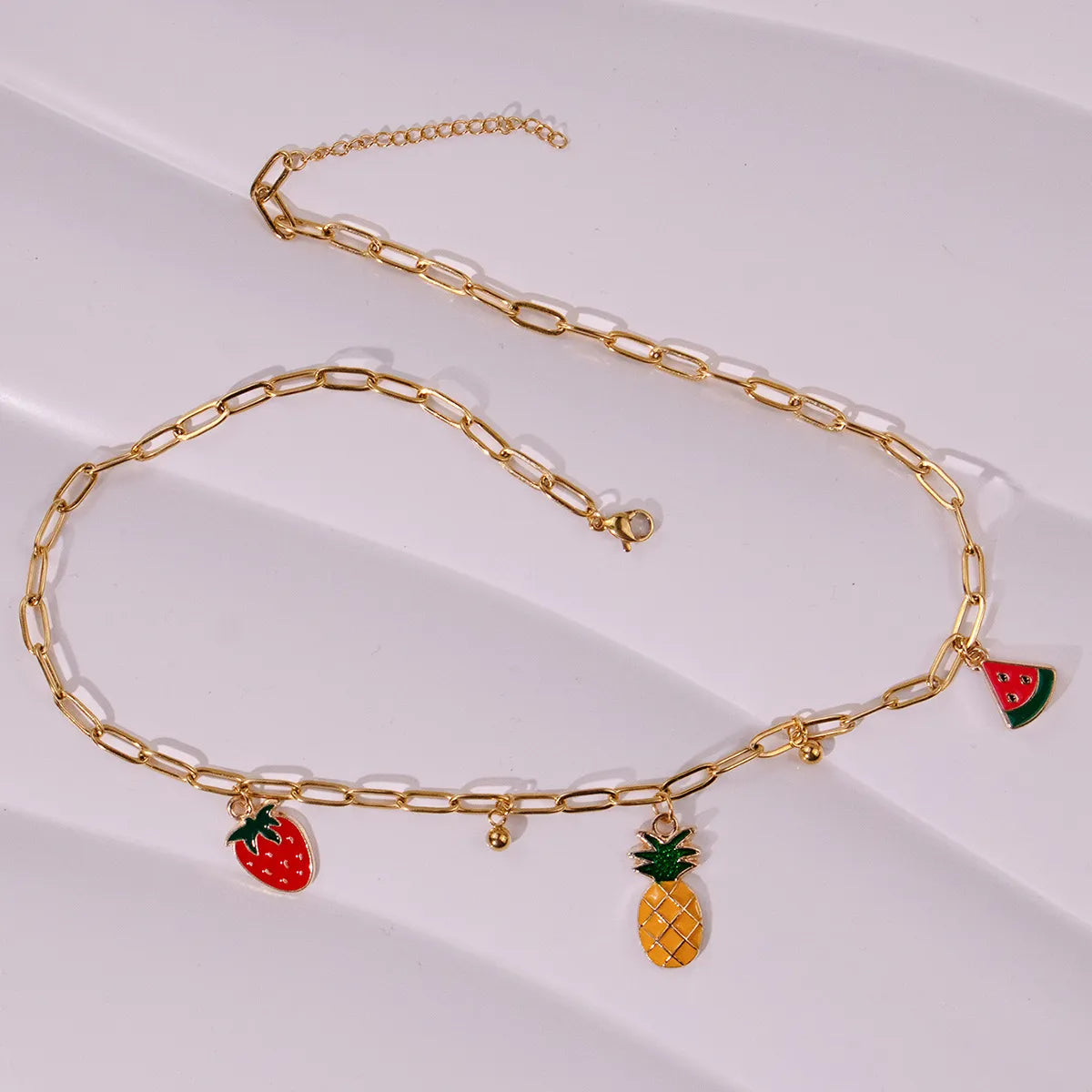 304 Stainless Steel Gold Plated Sweet Plating Fruit Choker