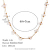 304 Stainless Steel Gravel 18K Gold Plated Simple Style Classic Style Plating Irregular Bracelets Necklace