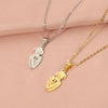 304 Stainless Steel Human Pendant Necklace
