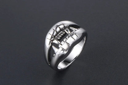 IG Style Retro Cool Style Teeth 304 Stainless Steel Polishing Men'S Rings