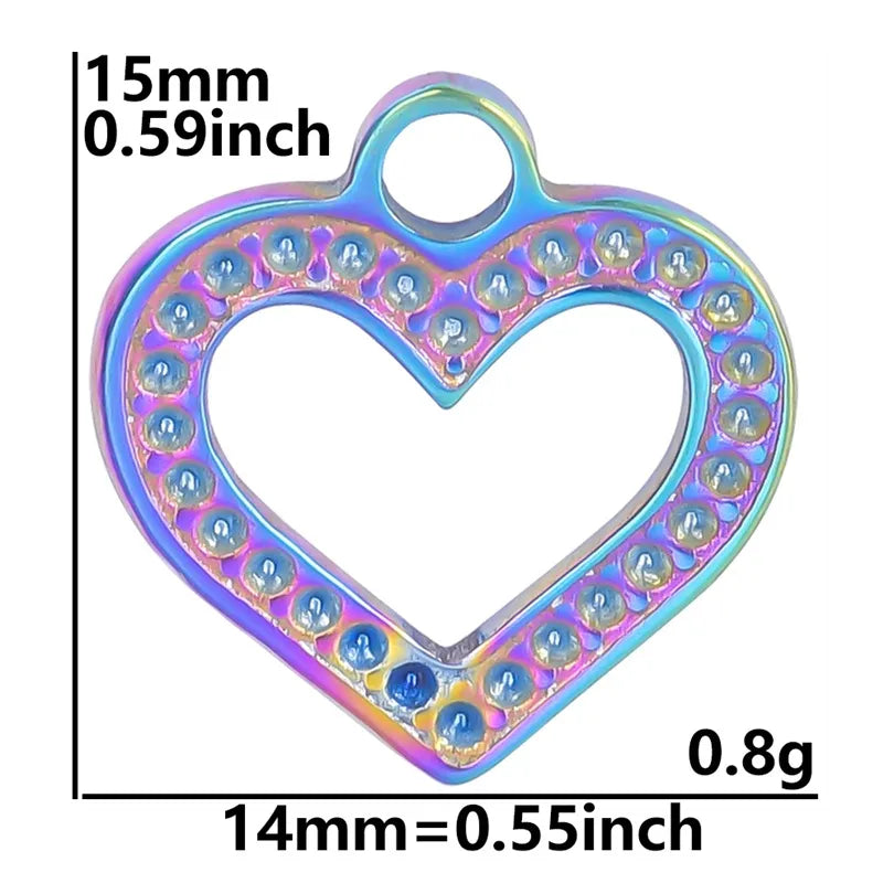 304 Stainless Steel Modern Style Classic Style Plating Heart Shape Pendant Necklace