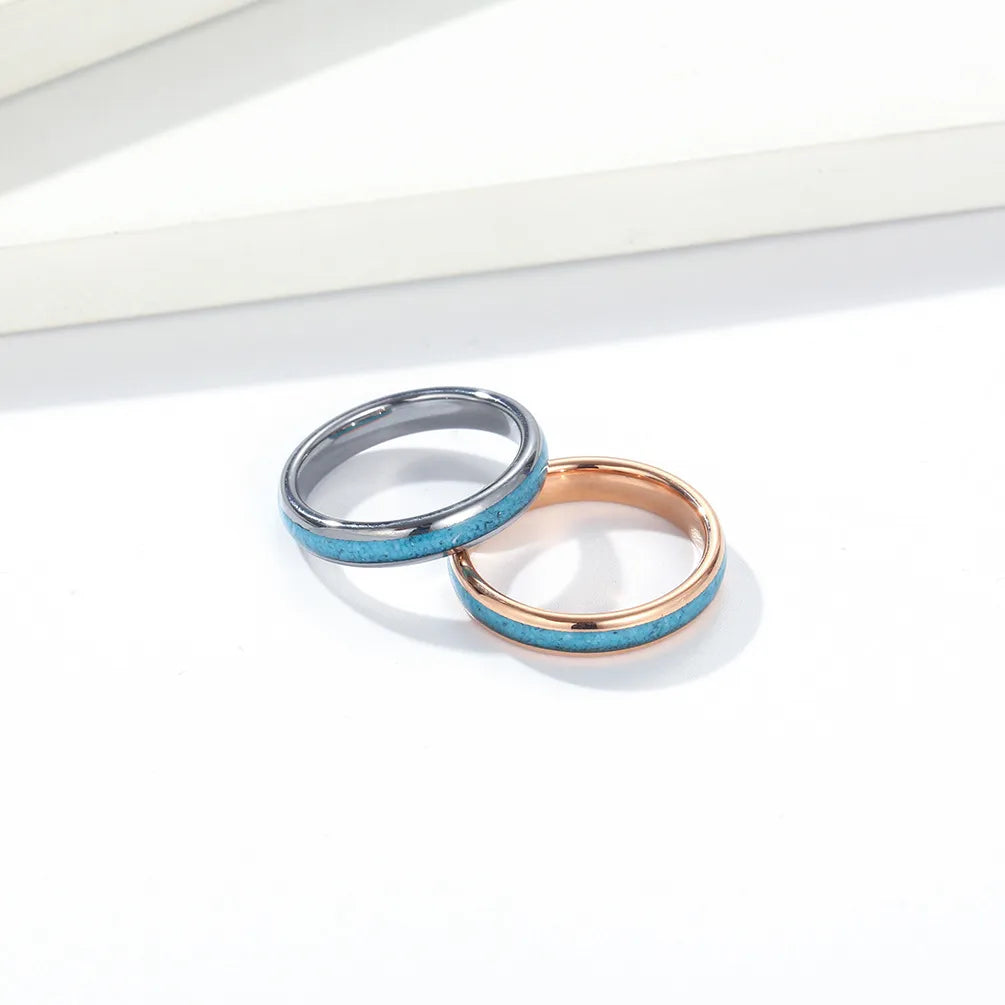 Wholesale Jewelry Simple Style Classic Style Commute Round 304 Stainless Steel 18K Gold Plated Rings