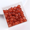 30pcs 8 * 6mm 8 * 7mm Hole 1~1.9mm Glass Solid Color Beads