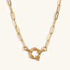 Wholesale Jewelry Simple Style Geometric 304 Stainless Steel 18K Gold Plated Necklace