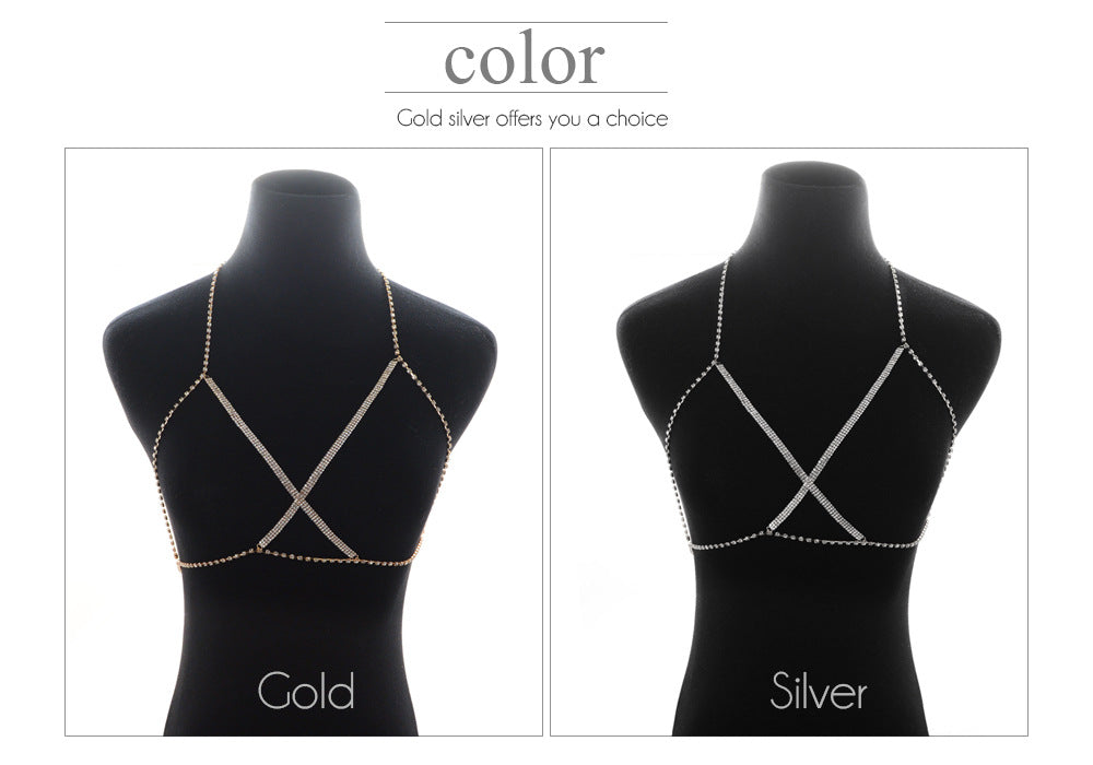 Fashion Hollow Diamond-studded Chain Bikini Body Chain Wholesale Gooddiy