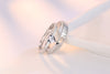Heart-shaped Opening Couple Tanabata Gift Copper Ring Jewelry Wholesale