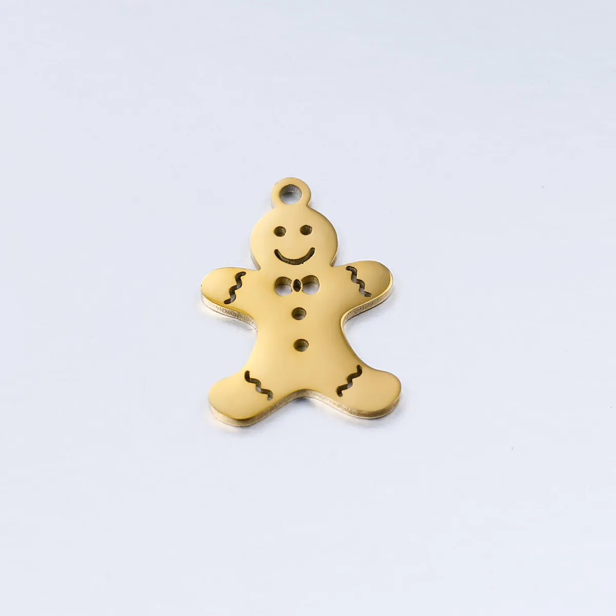 5 PCS/Package 13*16mm 14*19mm 304 Stainless Steel Christmas Tree Snowman Snowflake Pendant