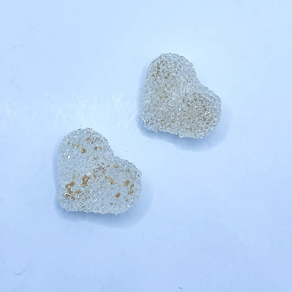 5 PCS/Package Hole 1~1.9mm Synthetic Resin Heart Shape Beads