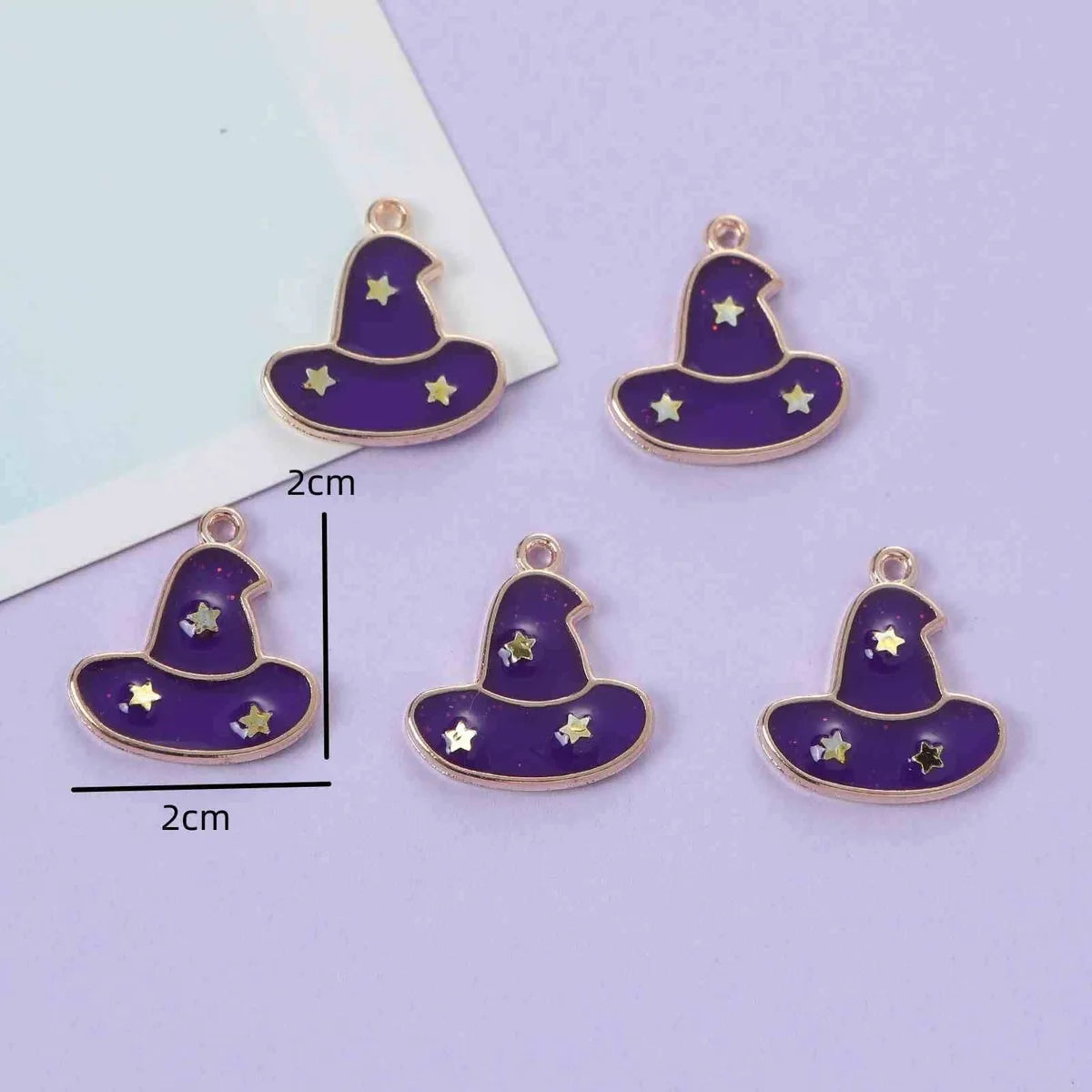 5 Pieces Diameter 3mm Alloy Magic Hat Pendant