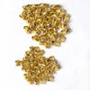 50 PCS/Package 5*4.5mm Hole 2~2.9mm Copper 14K Gold Plated Solid Color Beads