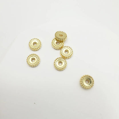 500 Pieces Per Pack 5*1.5mm Alloy Round Beads