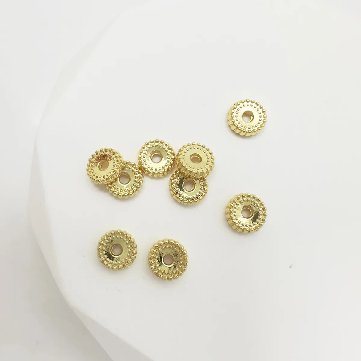 500 Pieces Per Pack 5*1.5mm Alloy Round Beads