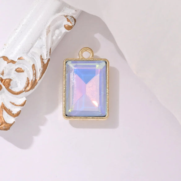 6 Pieces Diameter 3mm Hole Under 1mm Alloy Alloy Letter Pendant