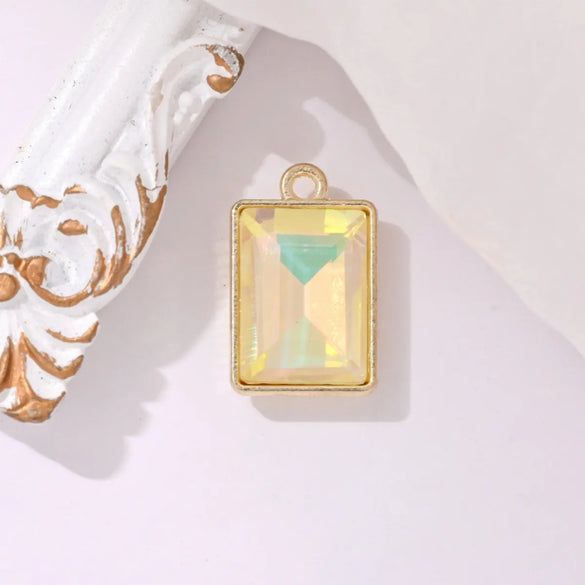 6 Pieces Diameter 3mm Hole Under 1mm Alloy Alloy Letter Pendant