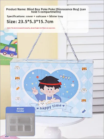 61 Children'S Day Online Celebrity Gift Creative Cute Surprise Birthday Portable Paper School Book Packaging Gift Box Wholesale